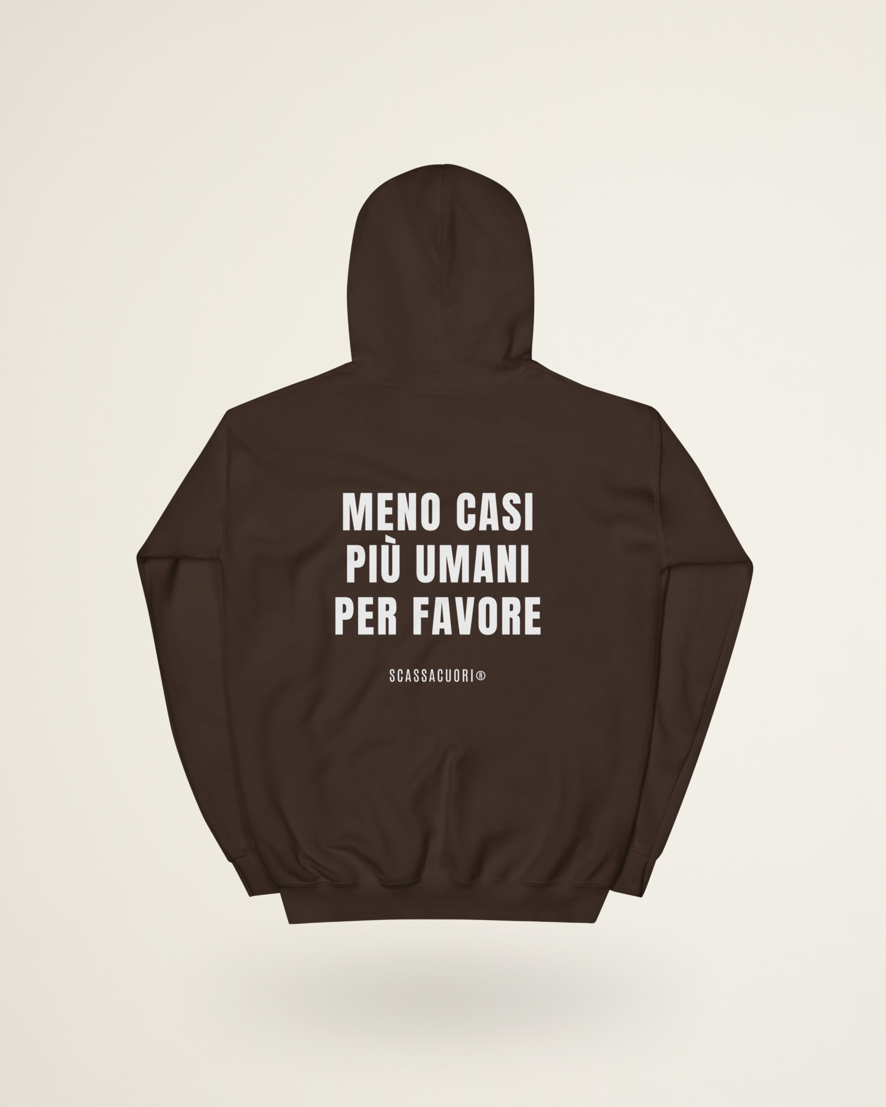 FELPA MENO CASI PIU' UMANI PER FAVORE