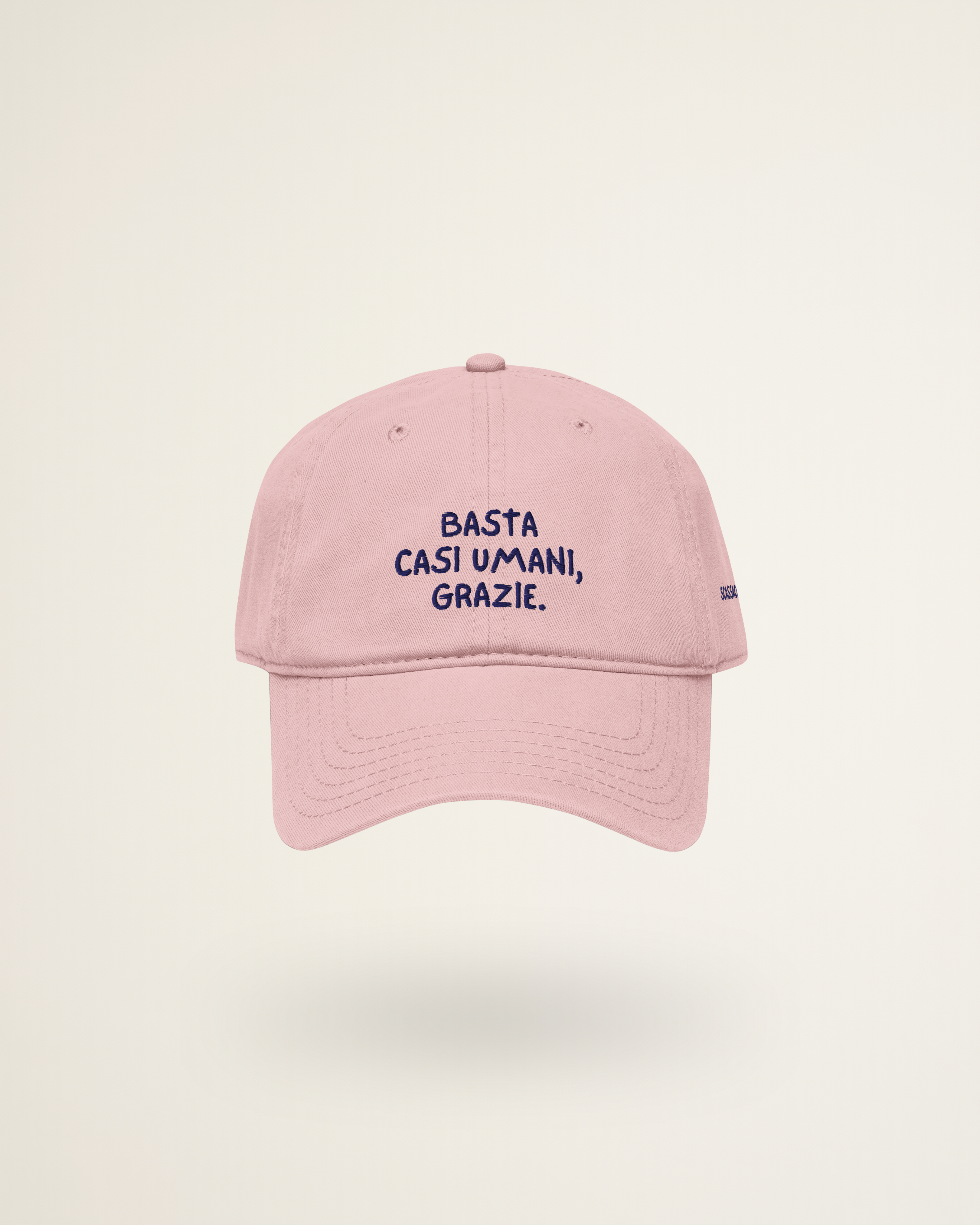 BASEBALL HAT BASTA CASI UMANI, GRAZIE.