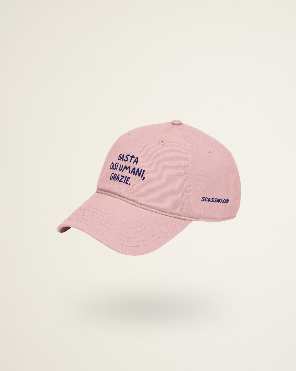 BASEBALL HAT BASTA CASI UMANI, GRAZIE.