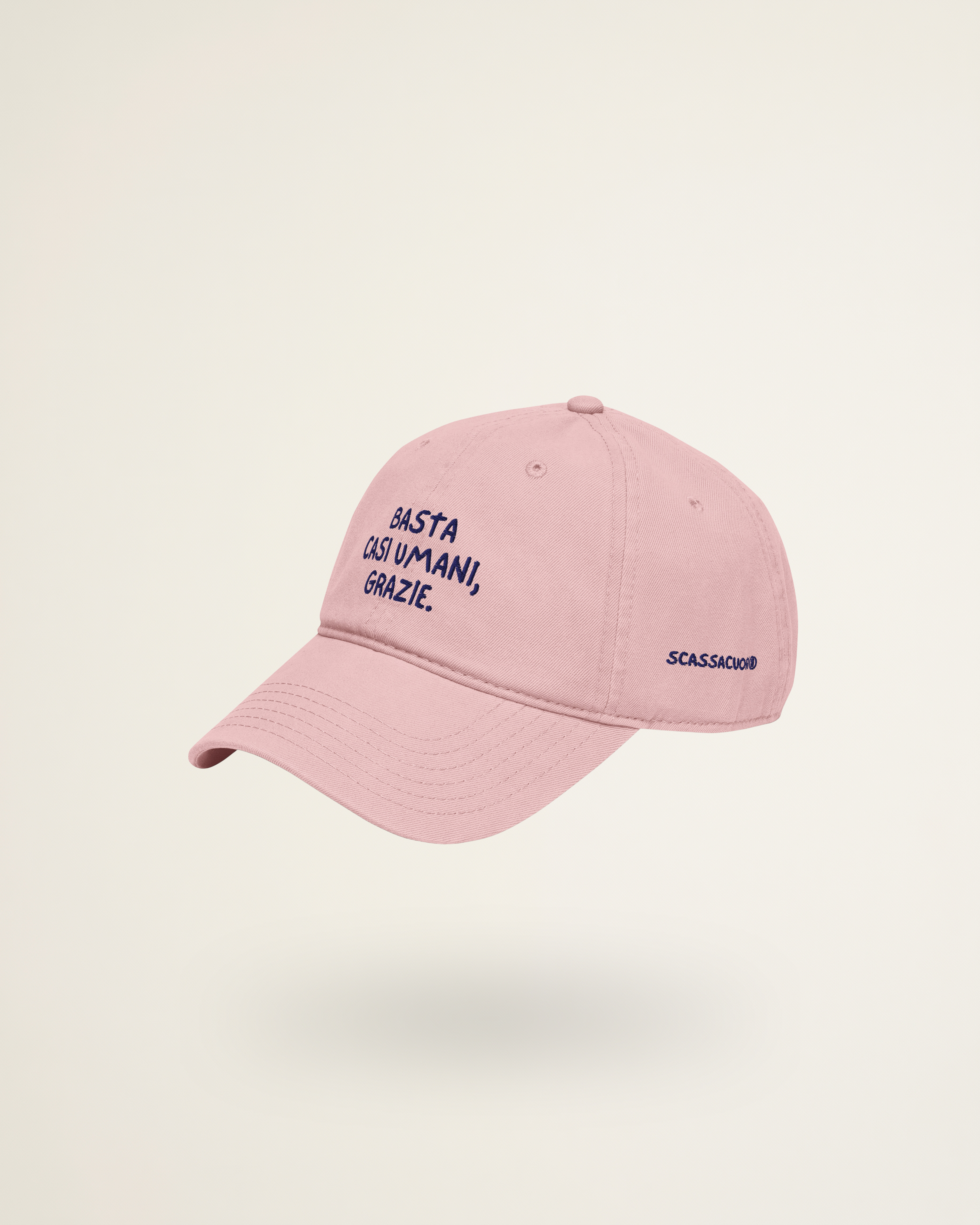 BASEBALL HAT BASTA CASI UMANI, GRAZIE.