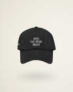 BASEBALL HAT BASTA CASI UMANI, GRAZIE. (Black Edition)