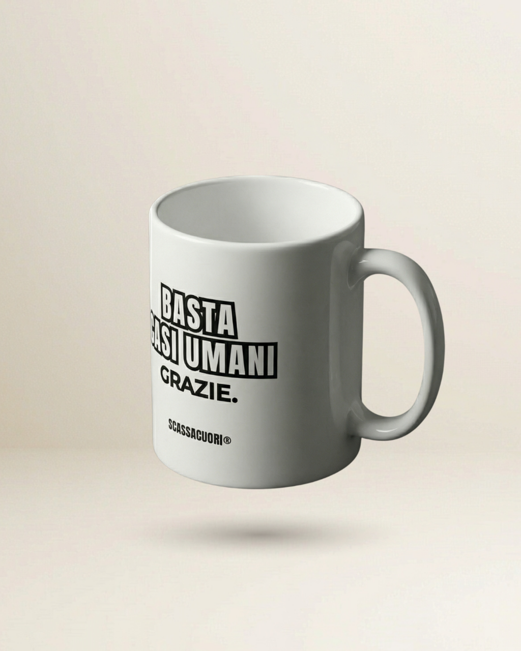 CUP BASTA CASI UMANI GRAZIE