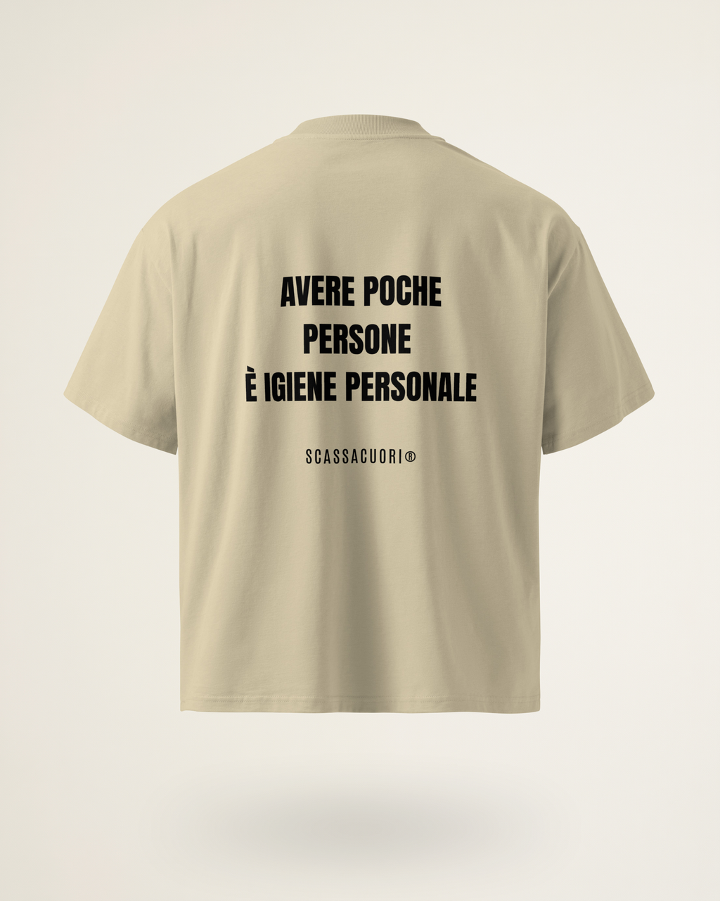 T-SHIRT AVERE POCHE PERSONE E' IGIENE PERSONALE