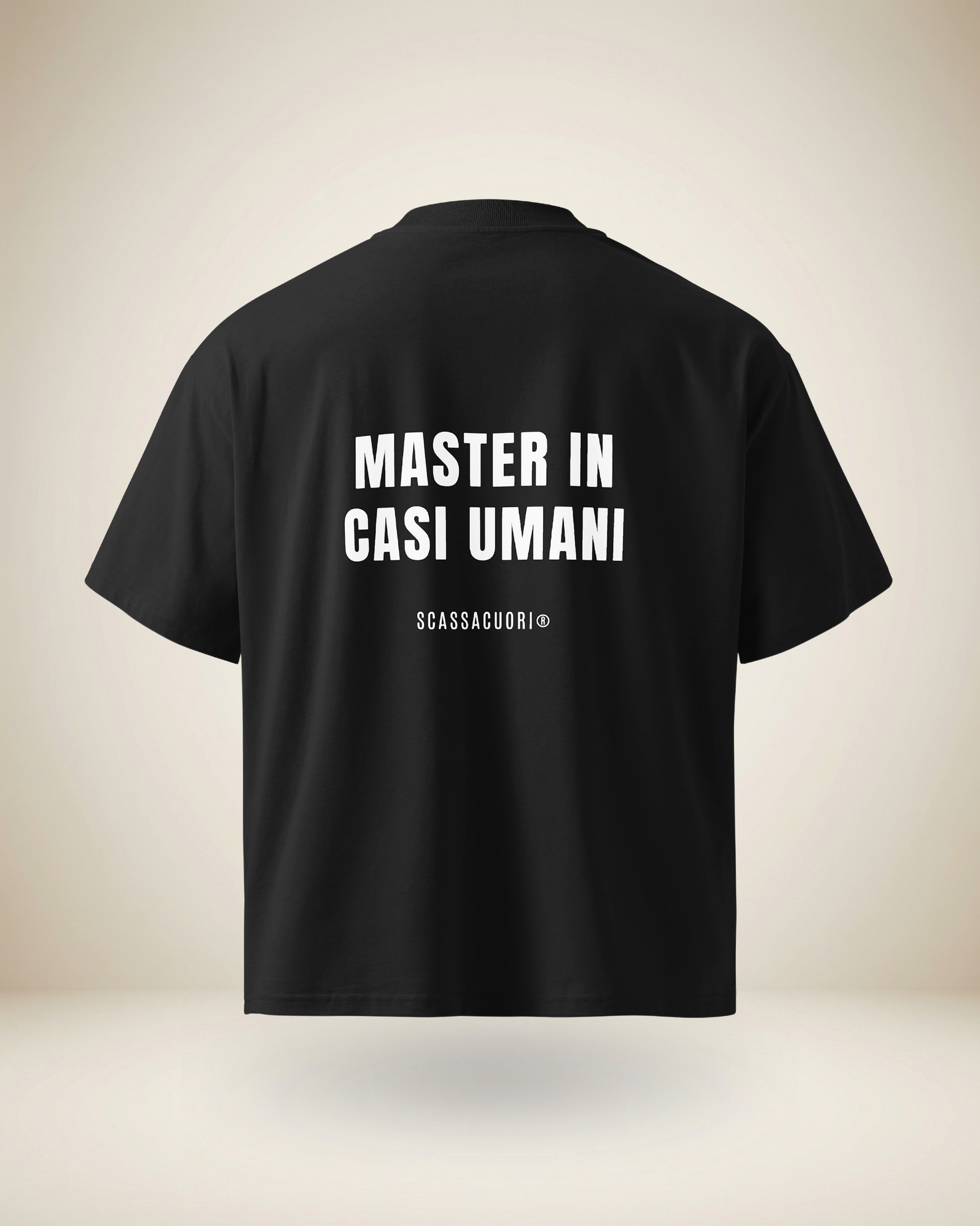 T-SHIRT MASTER IN CASI UMANI