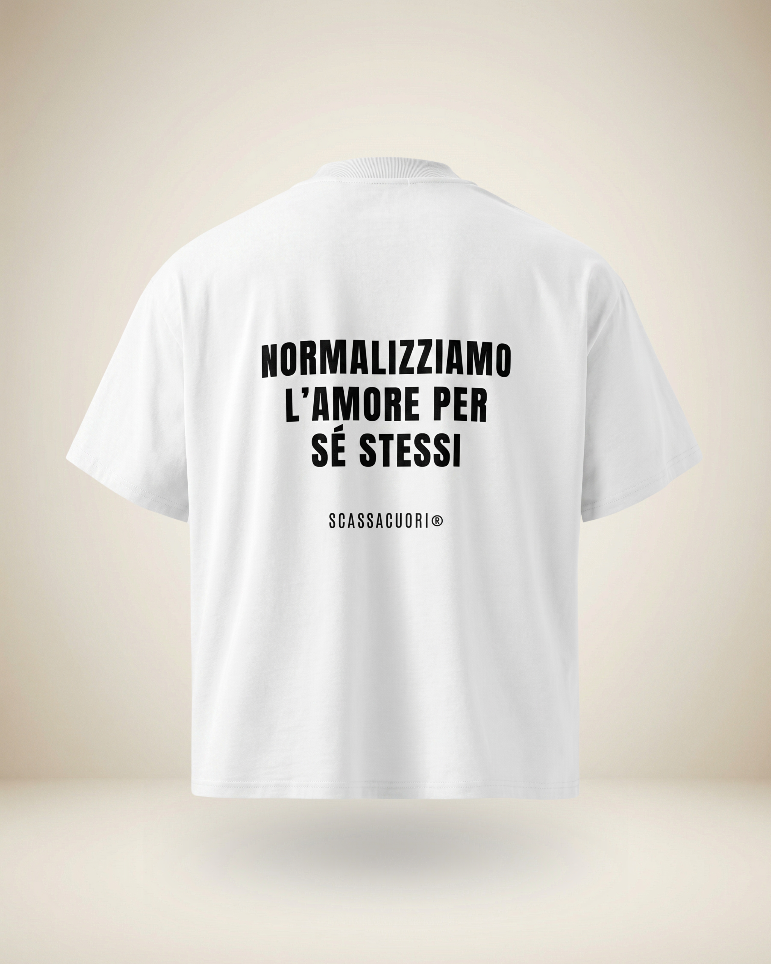 T-SHIRT NORMALIZZIAMO L’AMORE PER SÉ STESSI