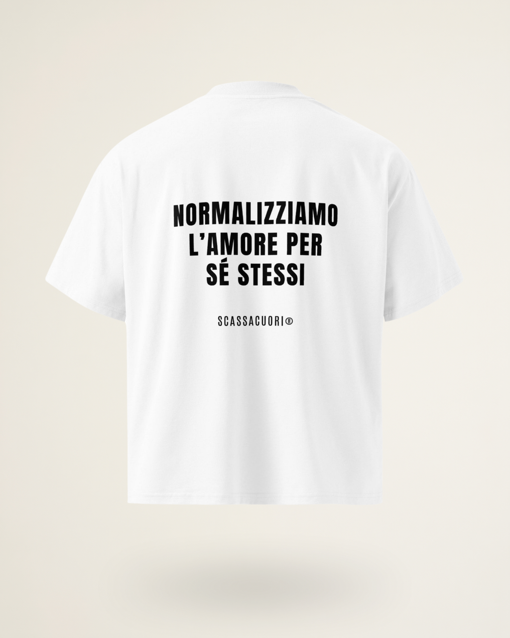 T-SHIRT NORMALIZZIAMO L’AMORE PER SÉ STESSI