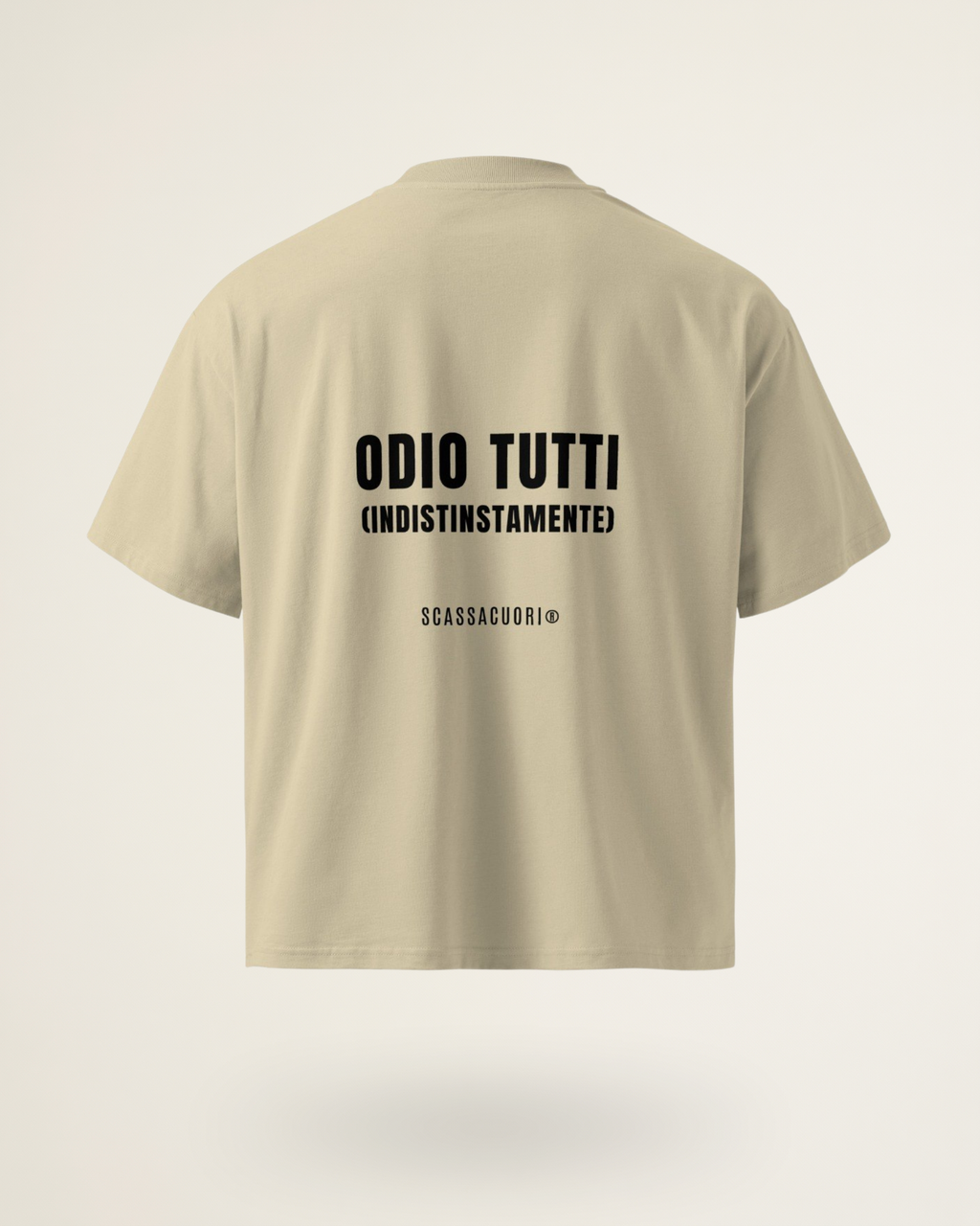 T-SHIRT ODIO TUTTI (INDISTINTAMENTE)