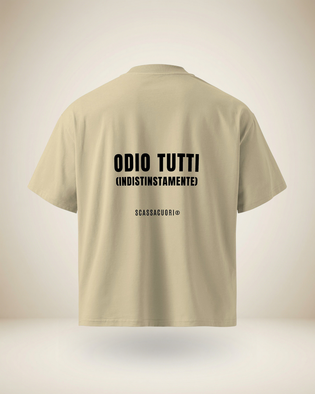 T-SHIRT ODIO TUTTI (INDISTINTAMENTE)