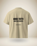 T-SHIRT ODIO TUTTI (INDISTINTAMENTE)