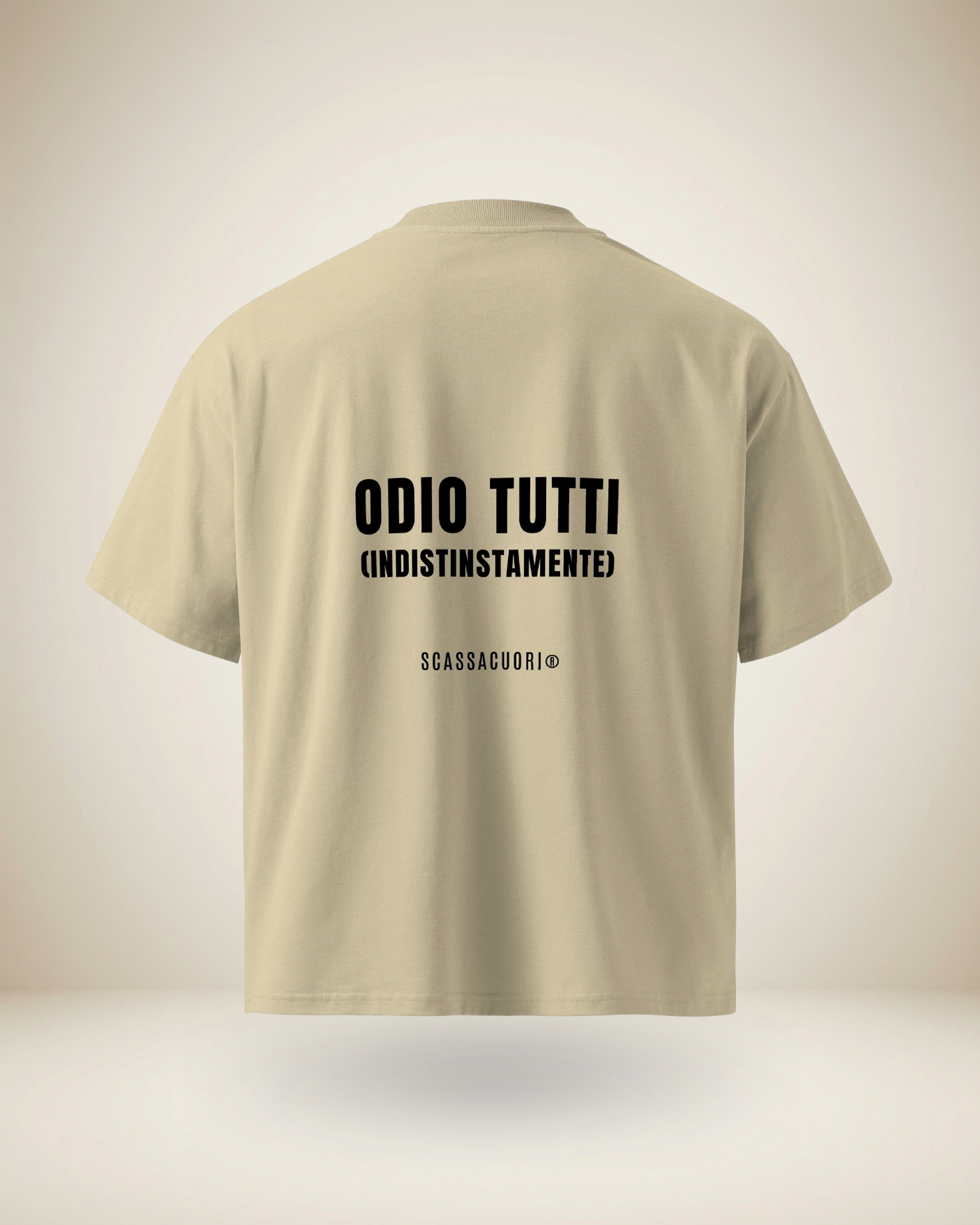 T-SHIRT ODIO TUTTI (INDISTINTAMENTE)