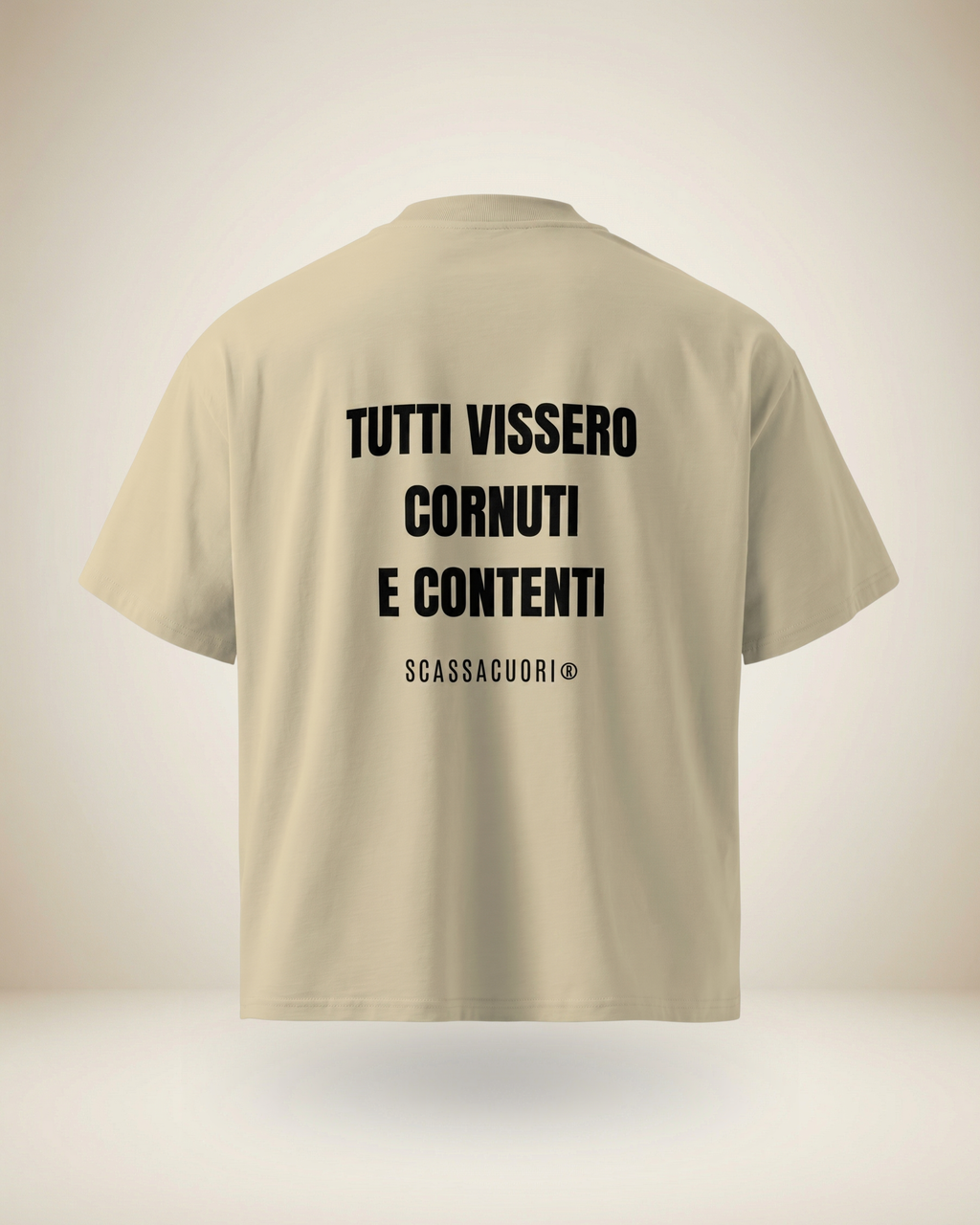 T-SHIRT TUTTI VISSERO CORNUTI E CONTENTI
