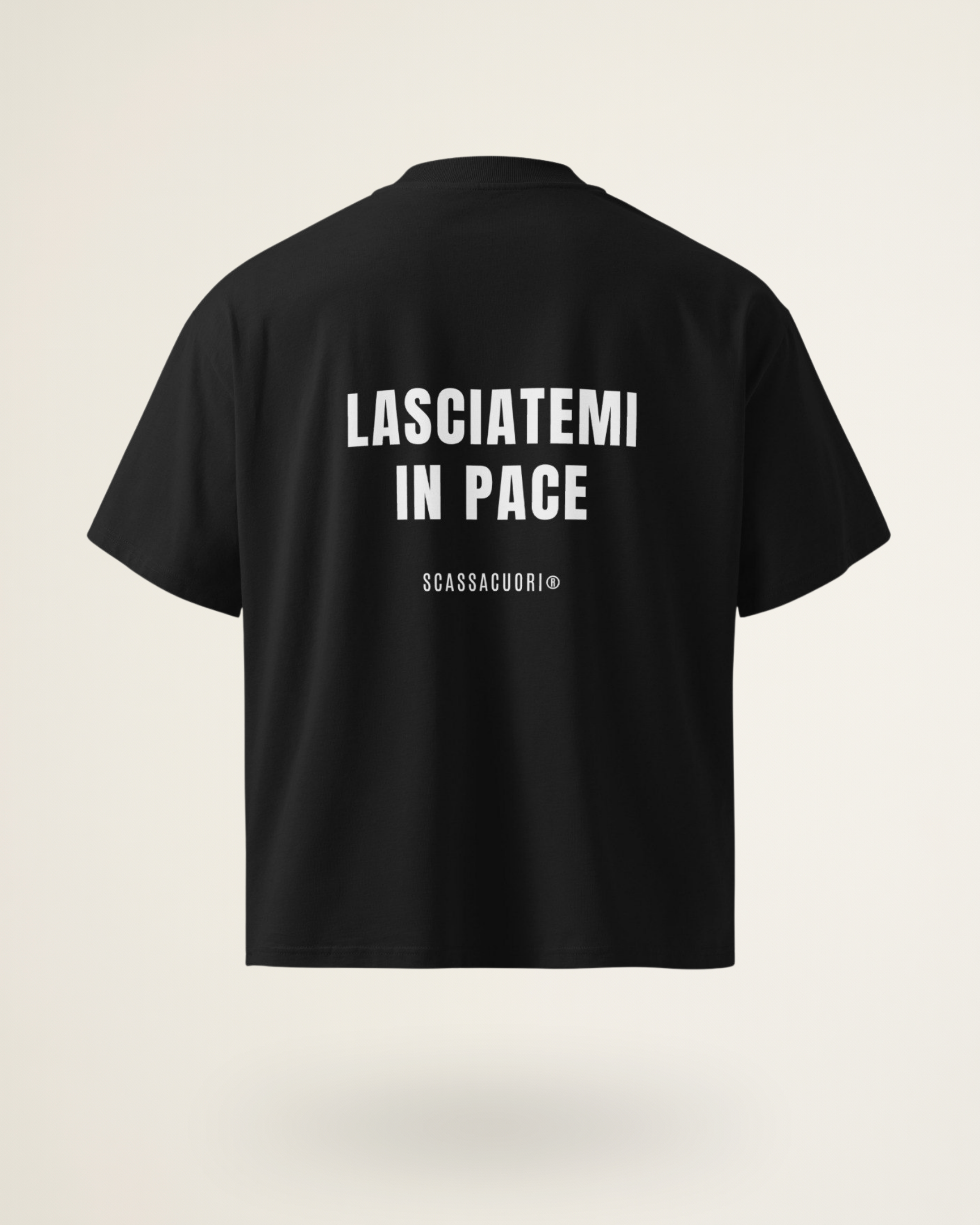 T-SHIRT LASCIATEMI IN PACE