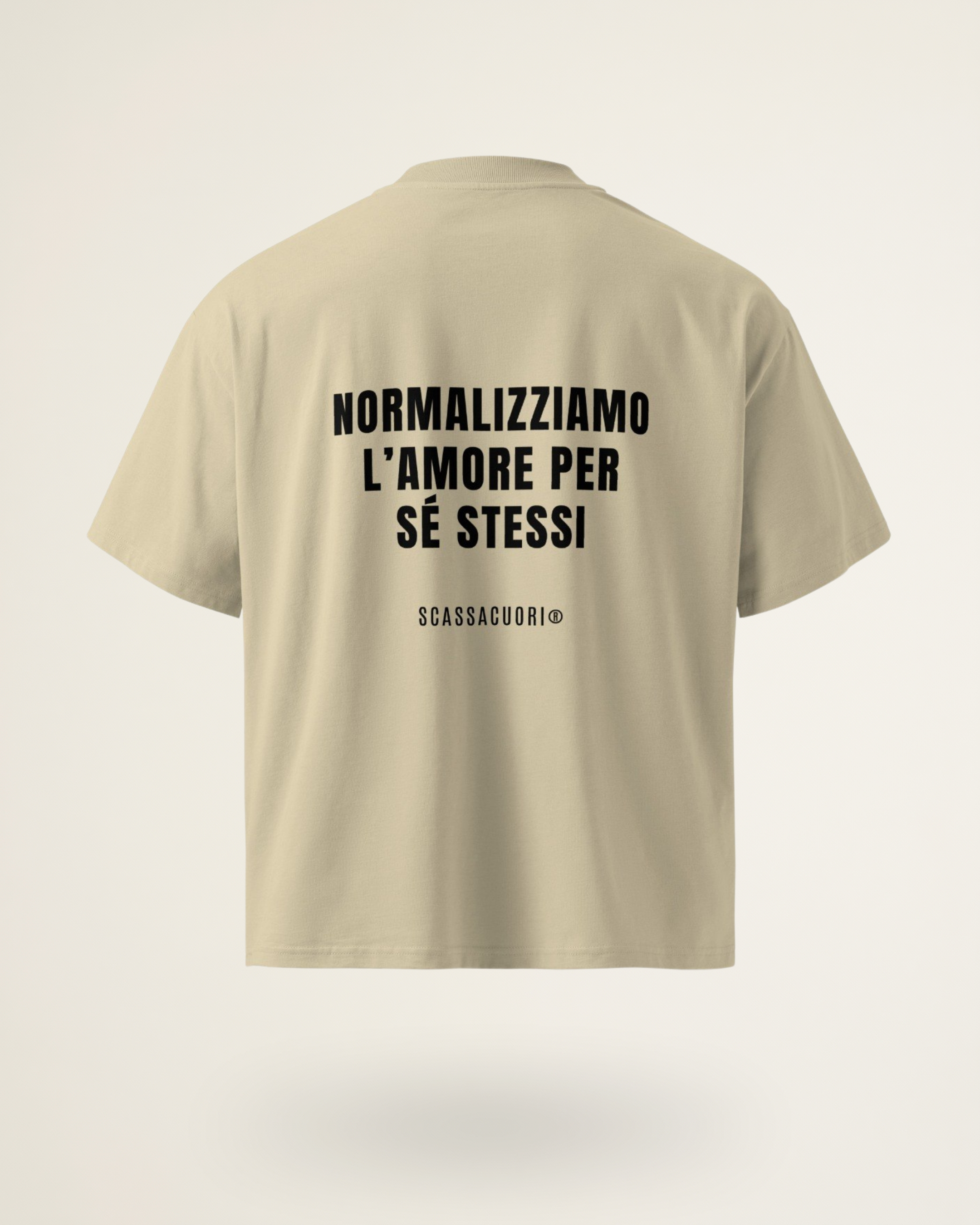 T-SHIRT NORMALIZZIAMO L’AMORE PER SÉ STESSI