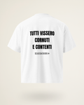 T-SHIRT TUTTI VISSERO CORNUTI E CONTENTI