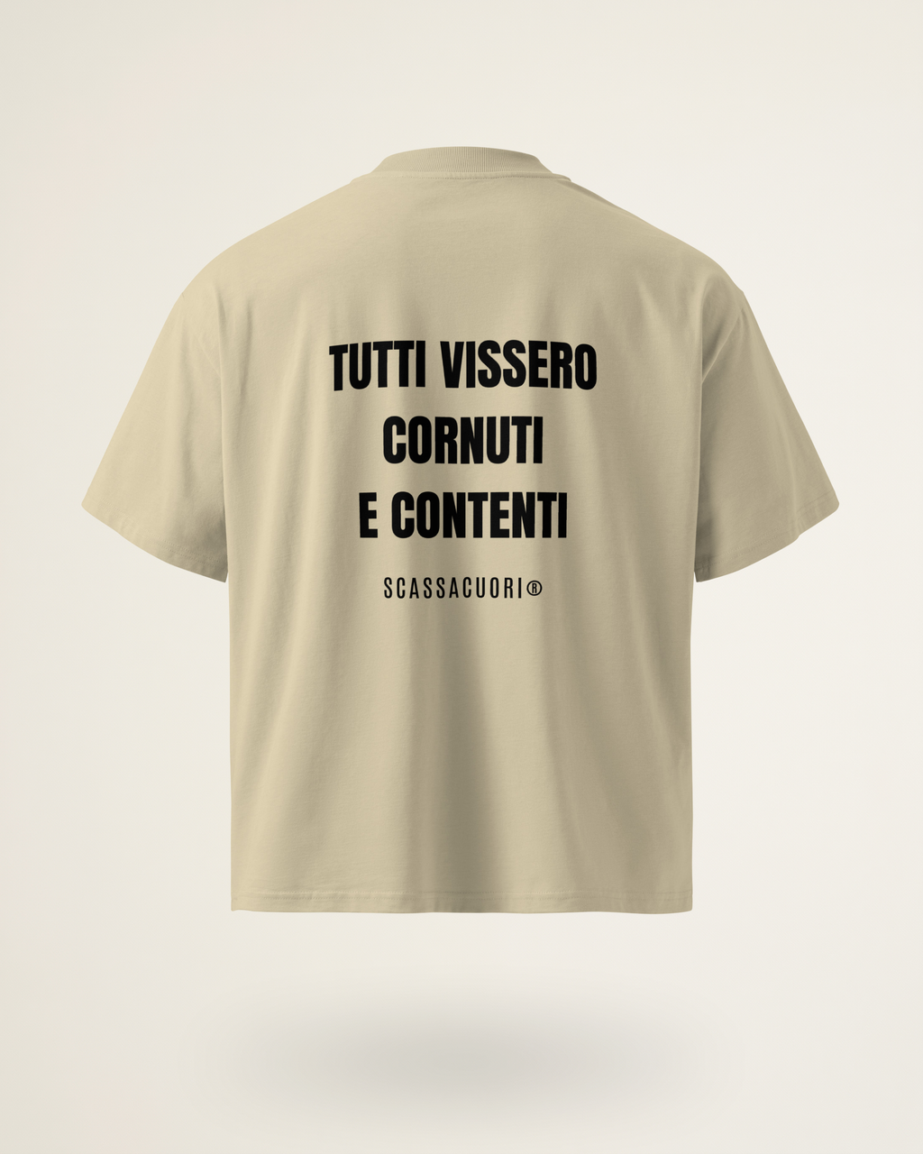 T-SHIRT TUTTI VISSERO CORNUTI E CONTENTI