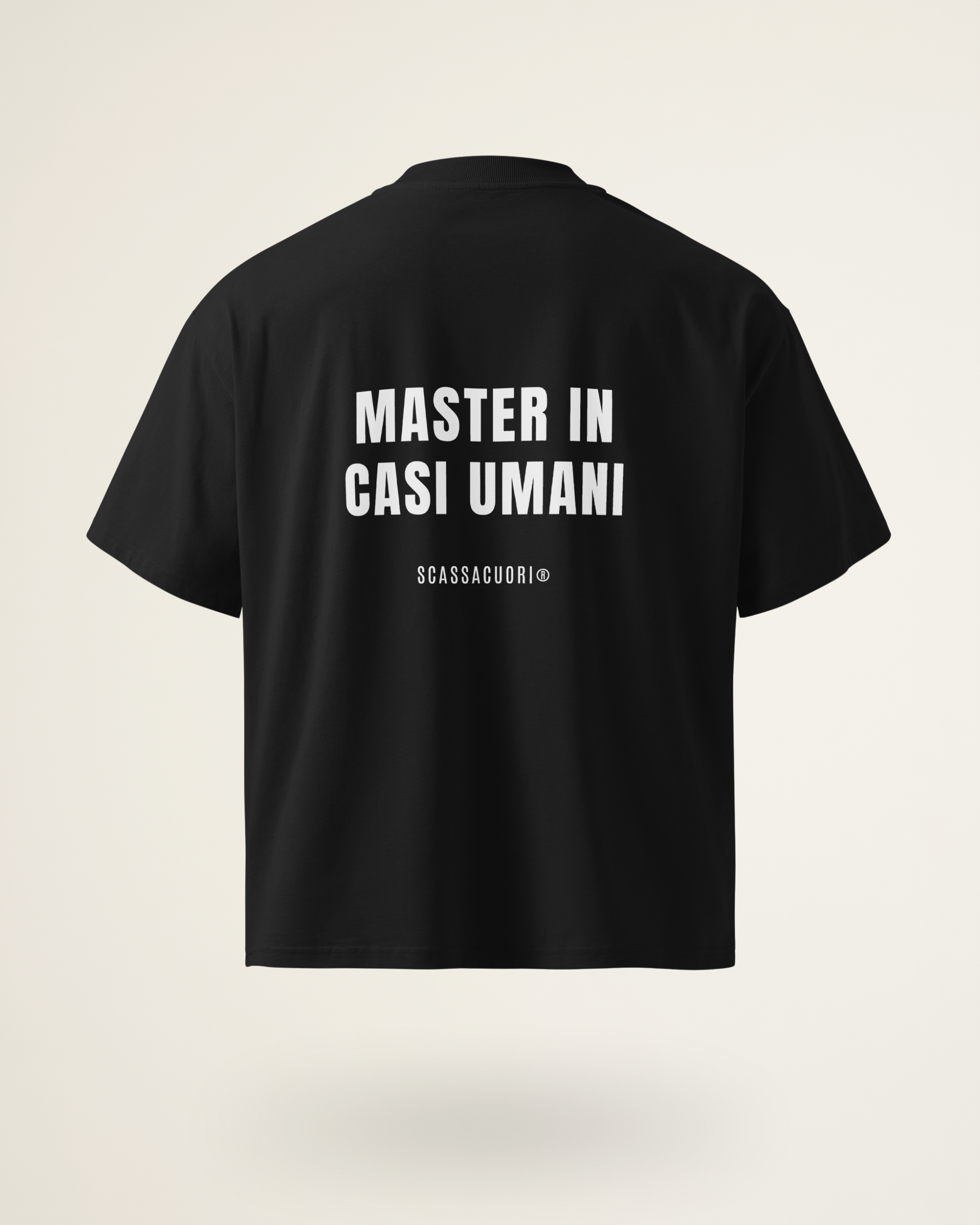 T-SHIRT MASTER IN CASI UMANI
