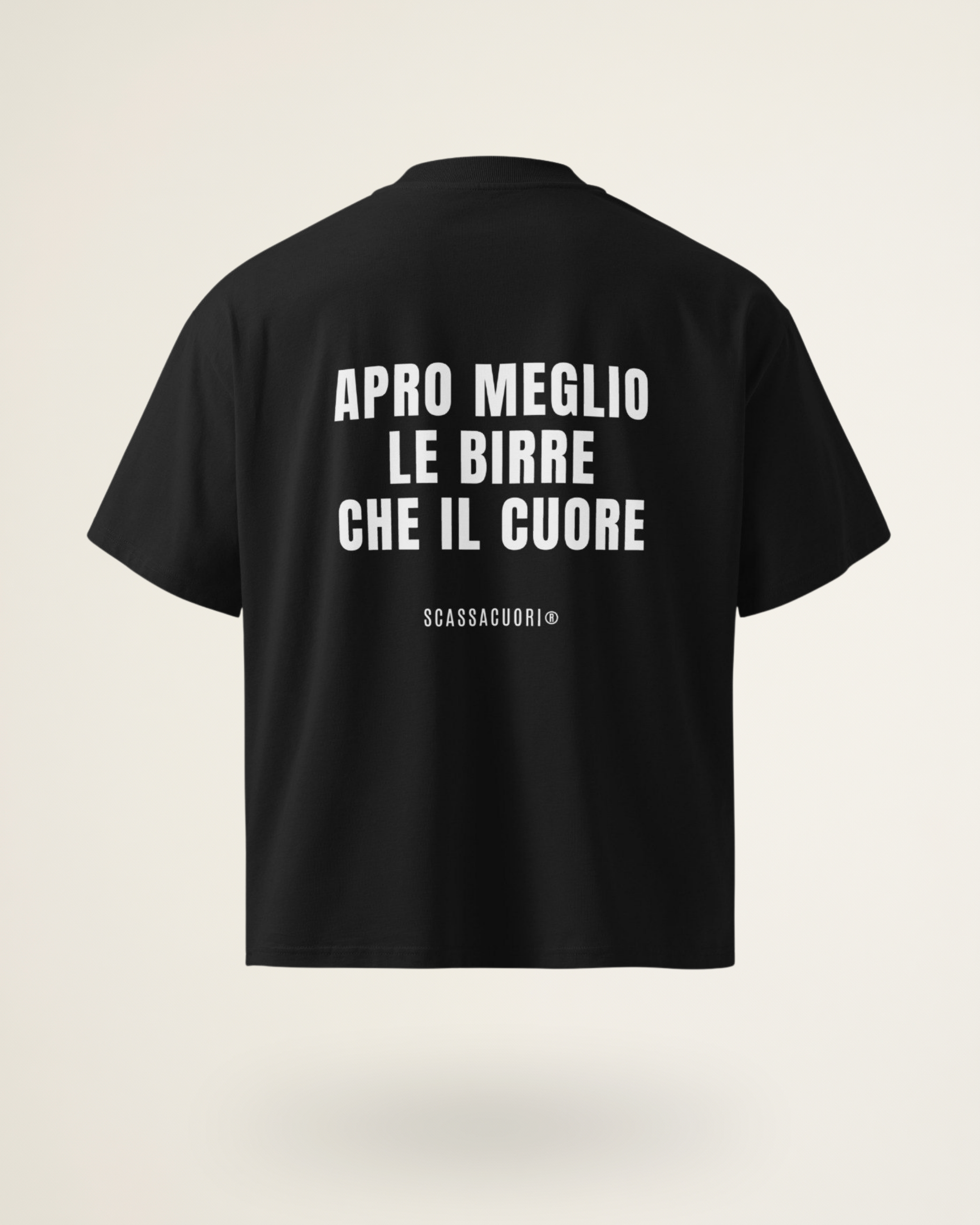 T-SHIRT APRO MEGLIO LE BIRRE CHE IL CUORE