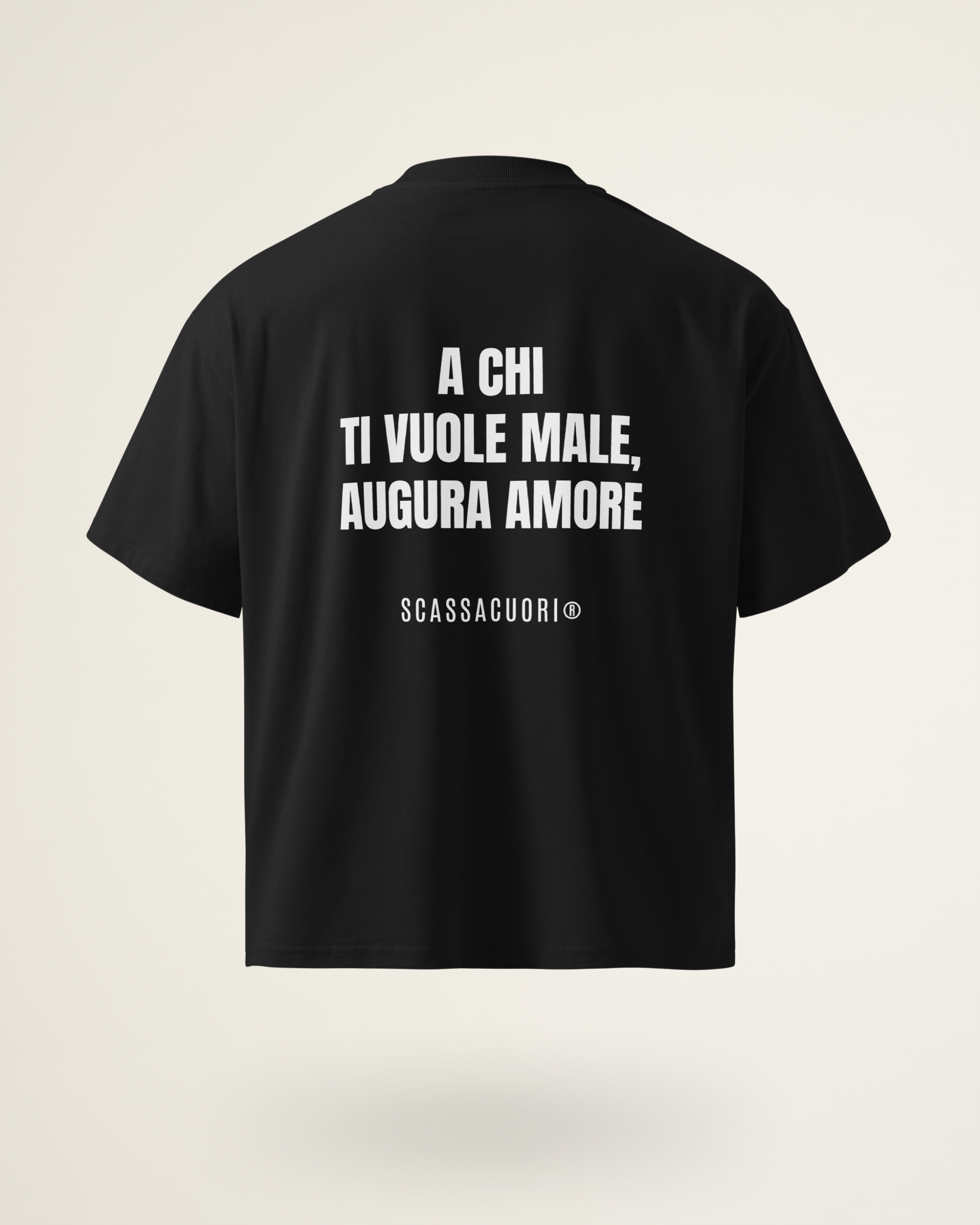 T-SHIRT A CHI TI VUOLE MALE, AUGURA AMORE