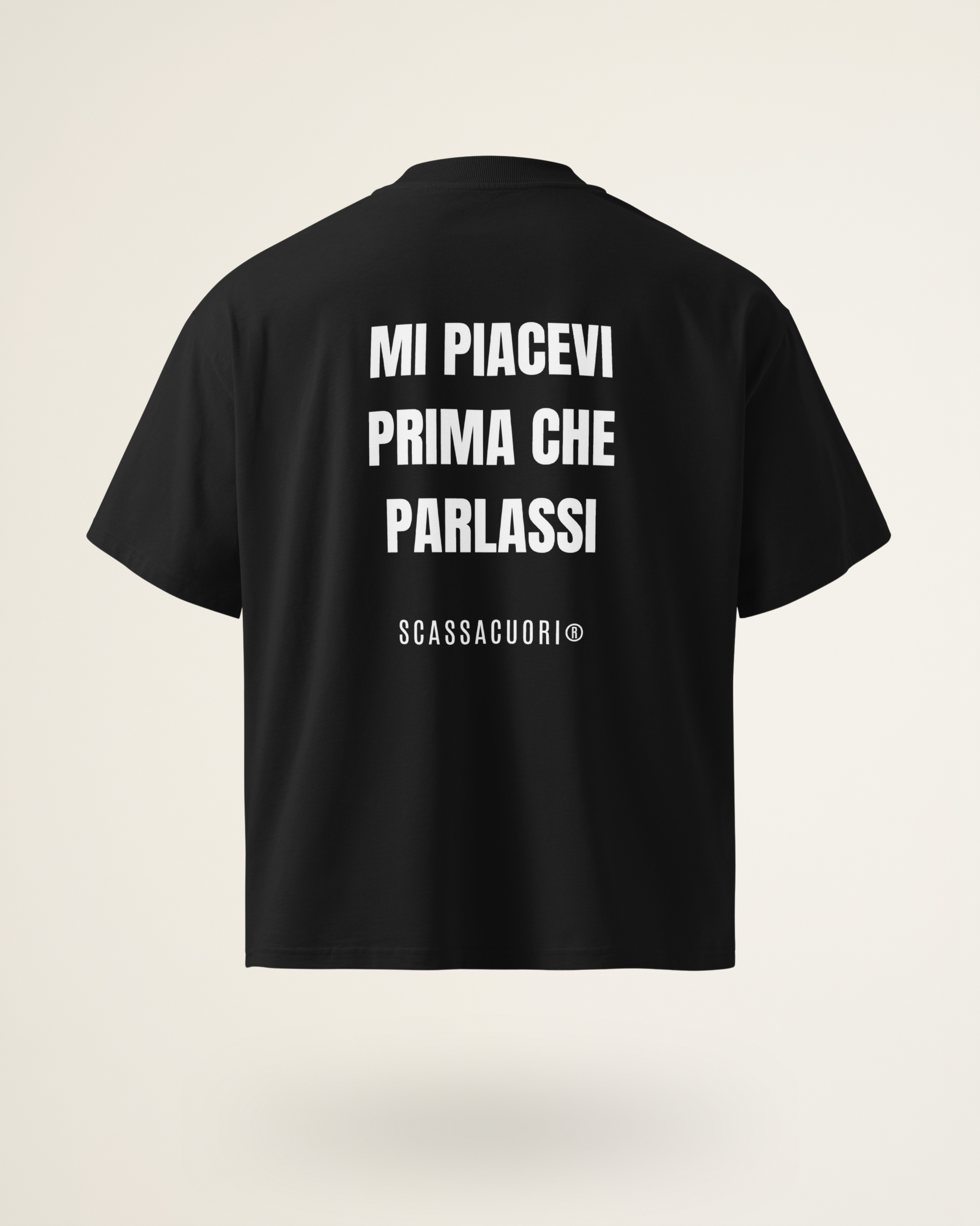 T-SHIRT MI PIACEVI PRIMA CHE PARLASSI