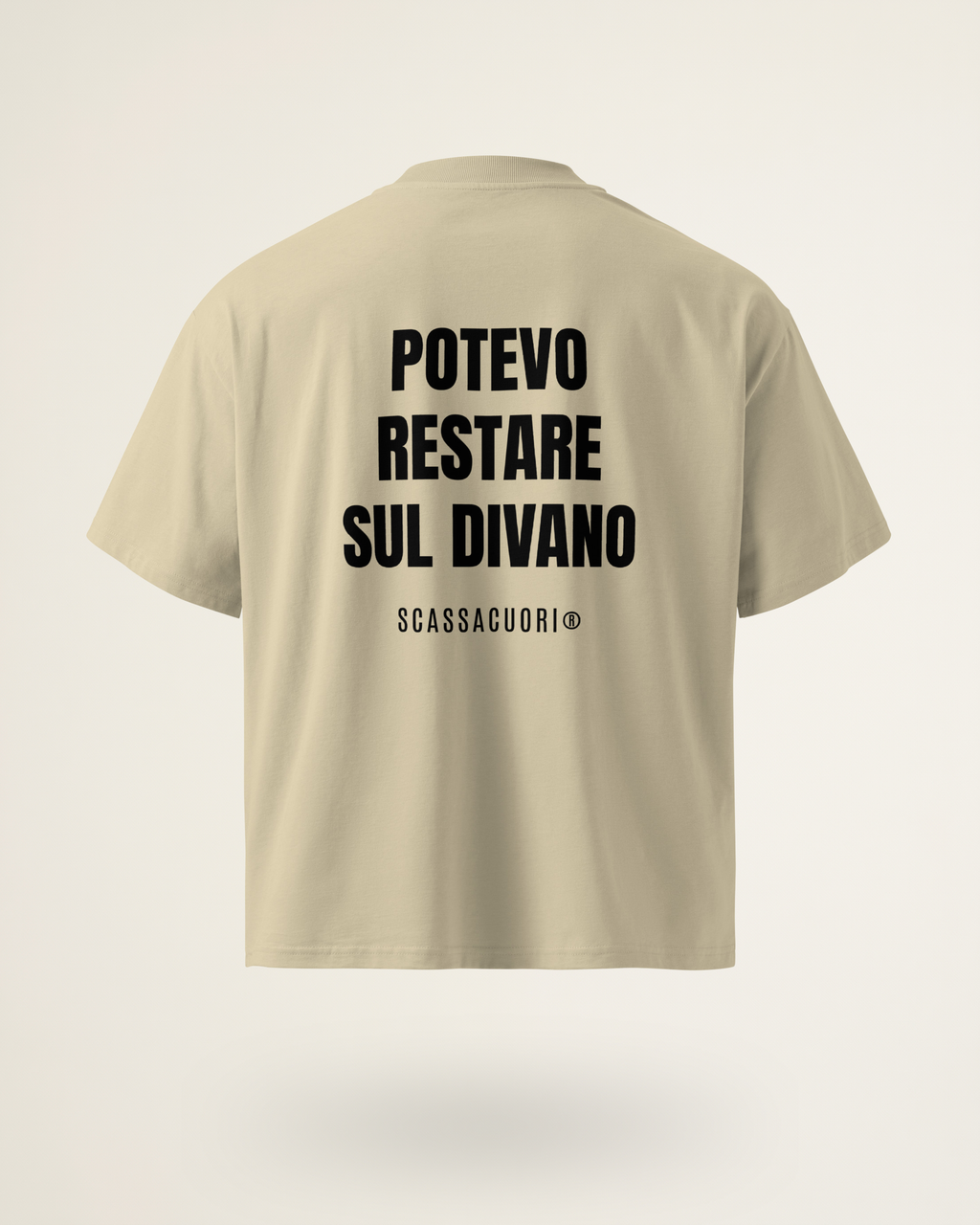 T-SHIRT POTEVO RESTARE SUL DIVANO