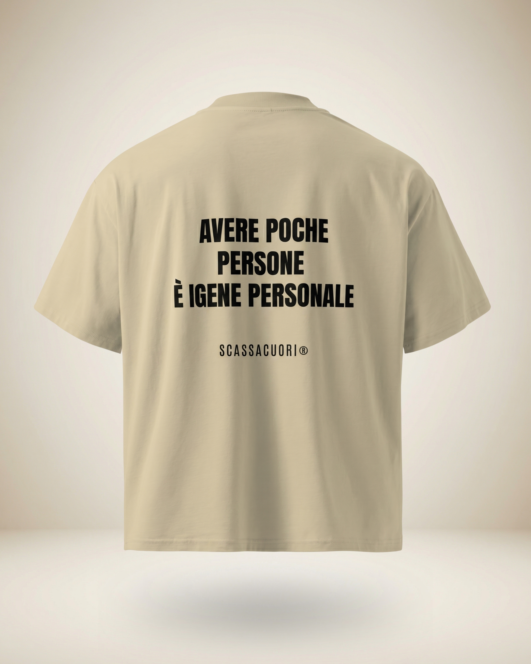 T-SHIRT AVERE POCHE PERSONE E' IGIENE PERSONALE