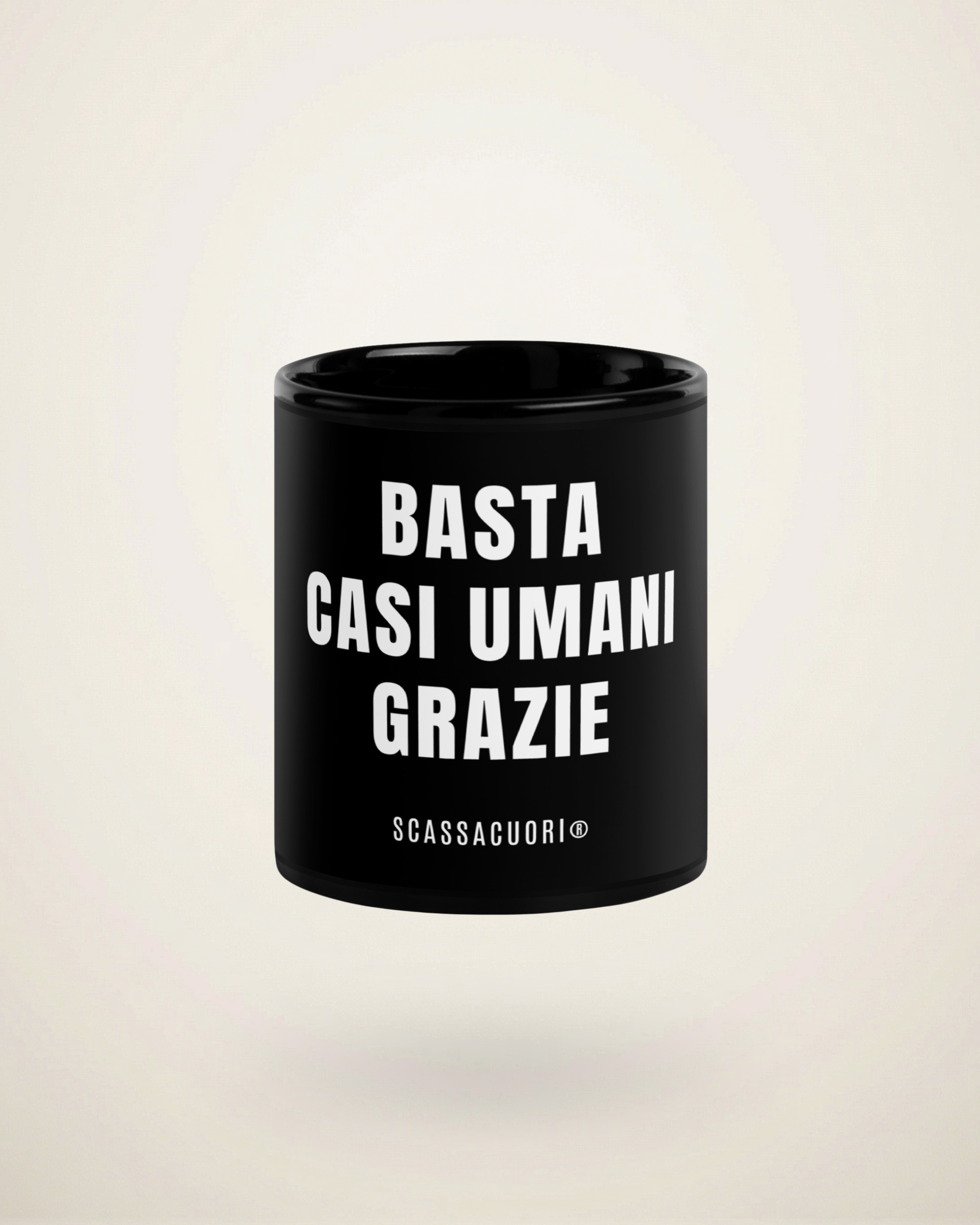 CUP BASTA CASI UMANI GRAZIE (Black Edition)