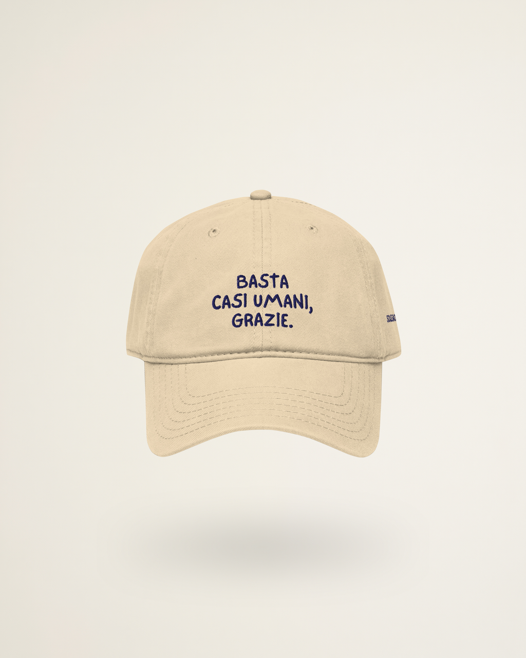 BASEBALL HAT BASTA CASI UMANI, GRAZIE.