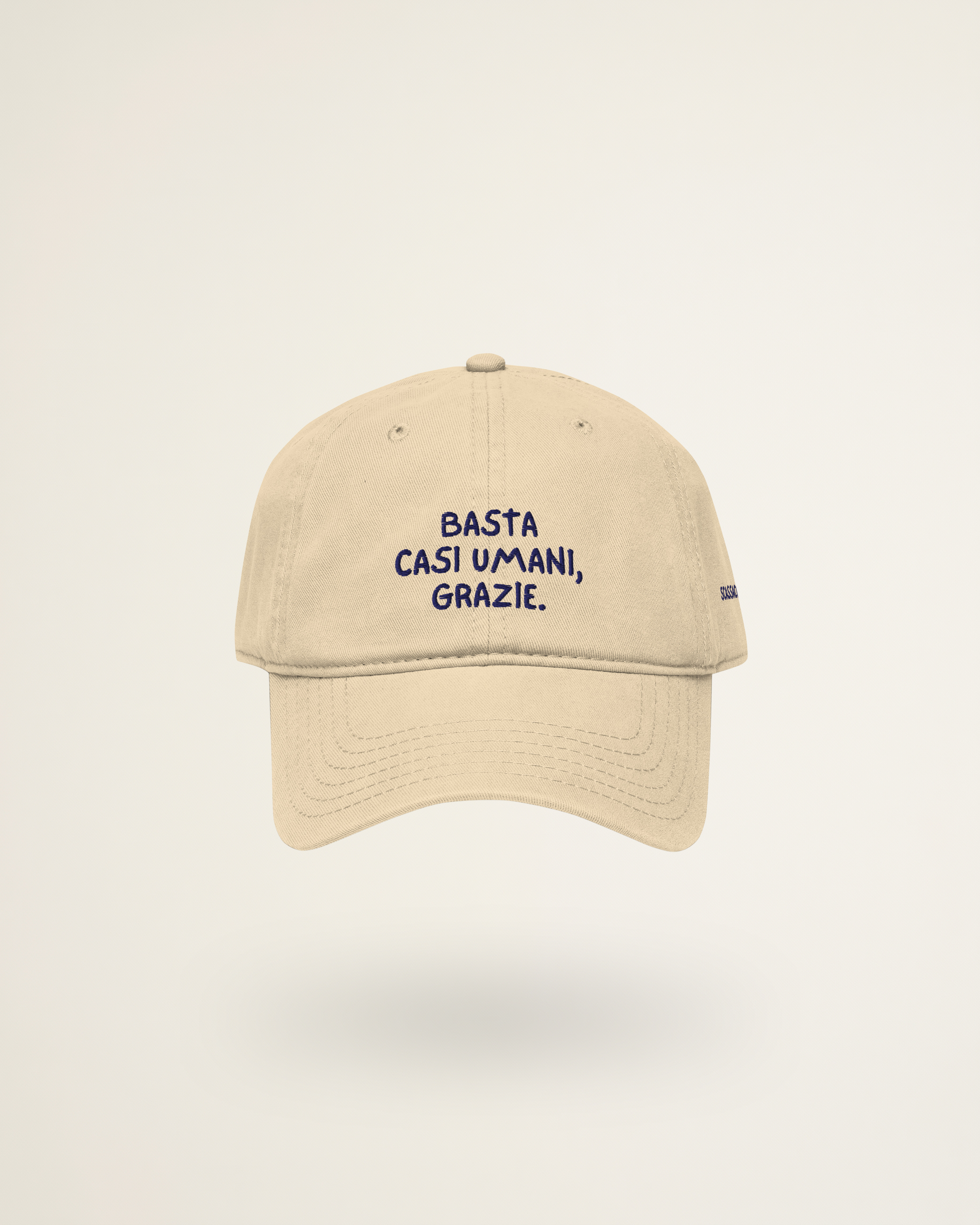 BASEBALL HAT BASTA CASI UMANI, GRAZIE.