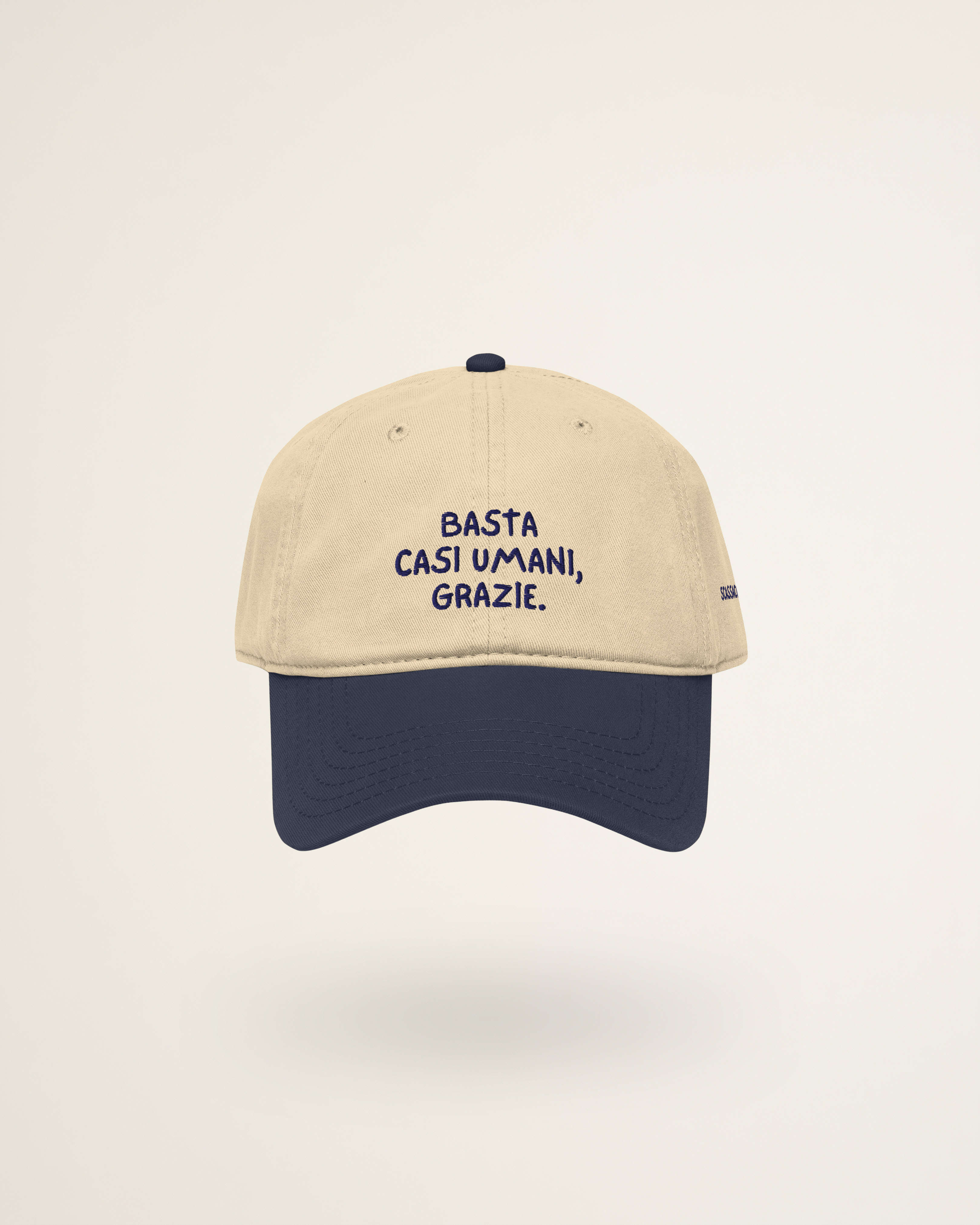 BASEBALL HAT BASTA CASI UMANI, GRAZIE.