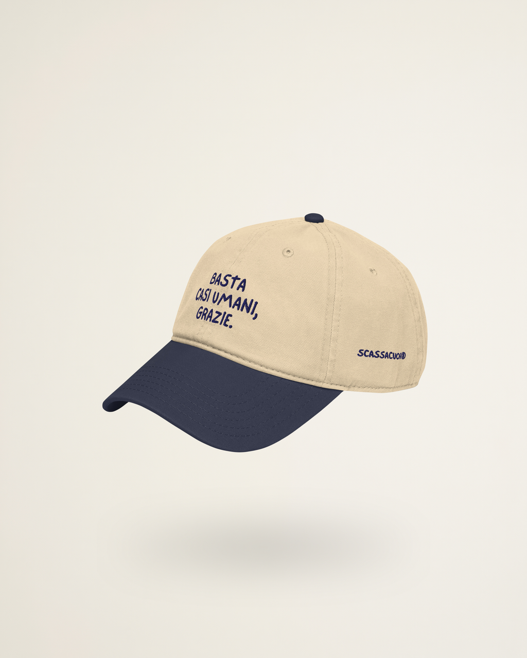 BASEBALL HAT BASTA CASI UMANI, GRAZIE.