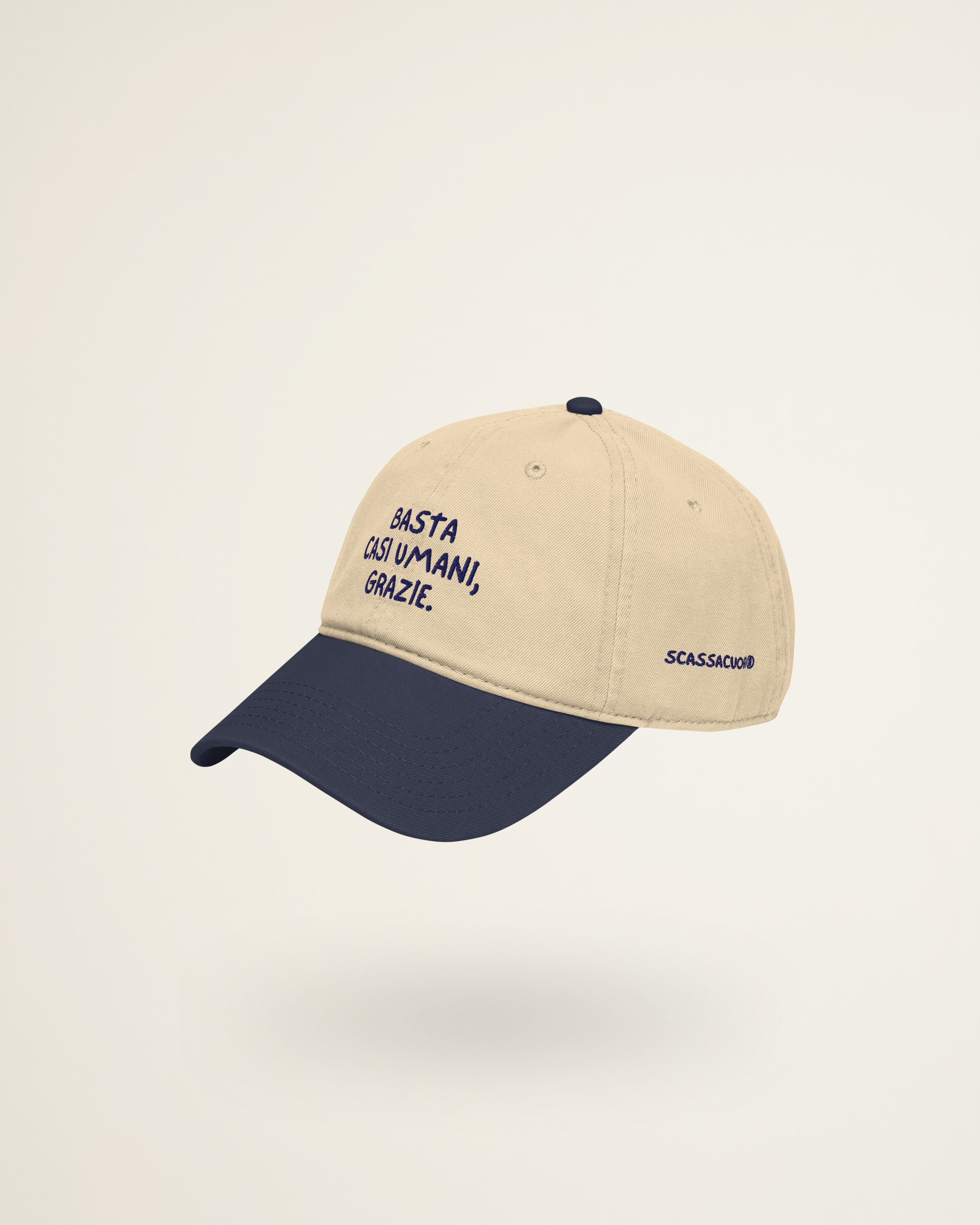 BASEBALL HAT BASTA CASI UMANI, GRAZIE.