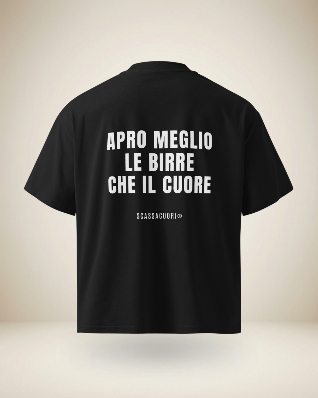 T-SHIRT APRO MEGLIO LE BIRRE CHE IL CUORE