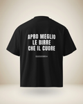 T-SHIRT APRO MEGLIO LE BIRRE CHE IL CUORE