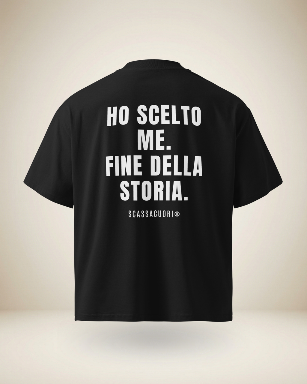 T-SHIRT HO SCELTO ME. FINE DELLA STORIA.